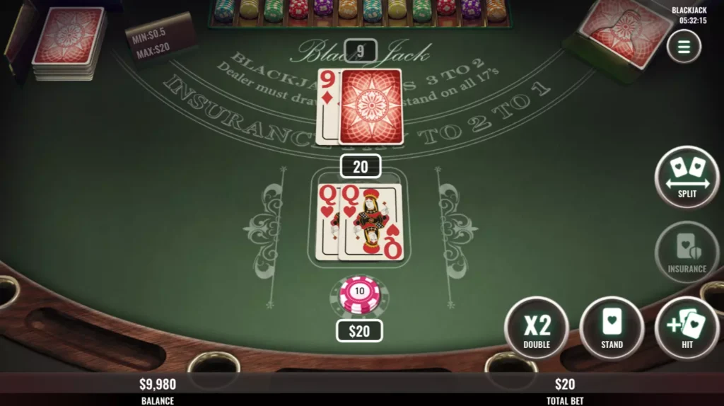 Блэкджек играть онлайн