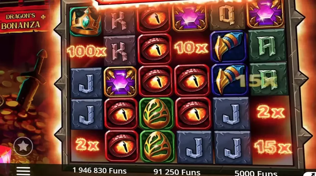 Dragon's Bonanza бонусная игра
