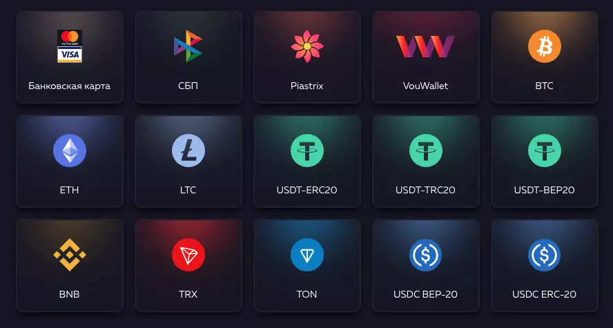 Платежи криптовалютой в казино