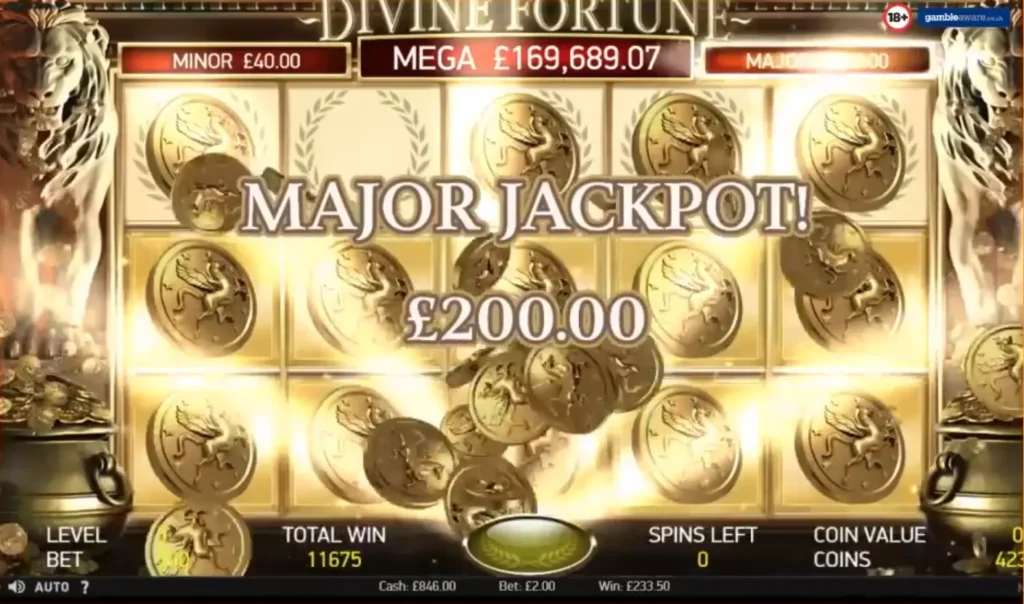 Прогрессивный джекпот слот Диван Фортуна